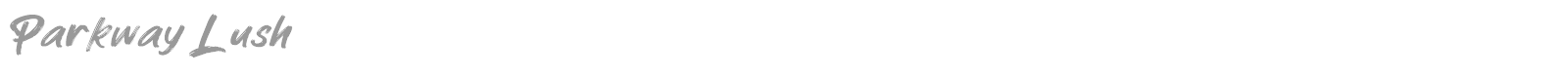 Parkway Lush font preview